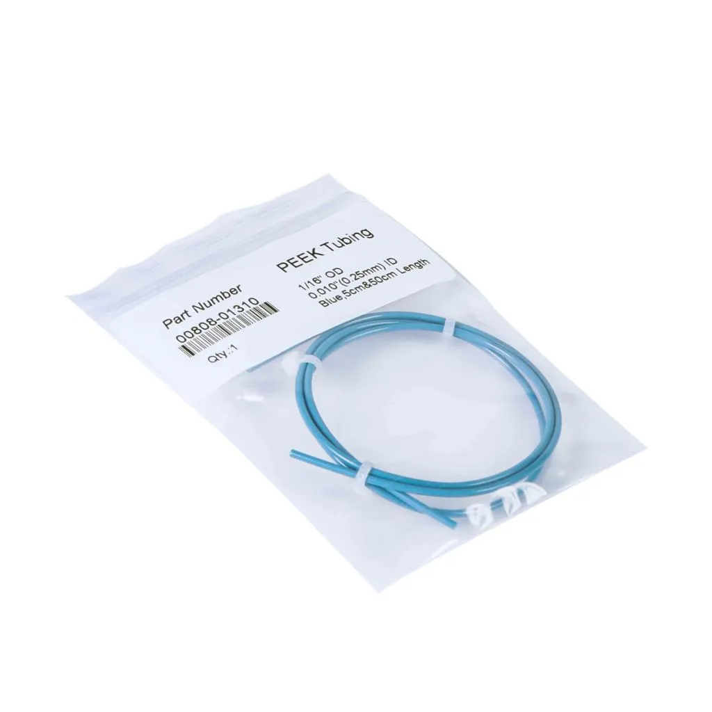 0.01"ID, 1/16" OD Peek Tube, Blue, 5cm&50cm lengthThumbnail 1