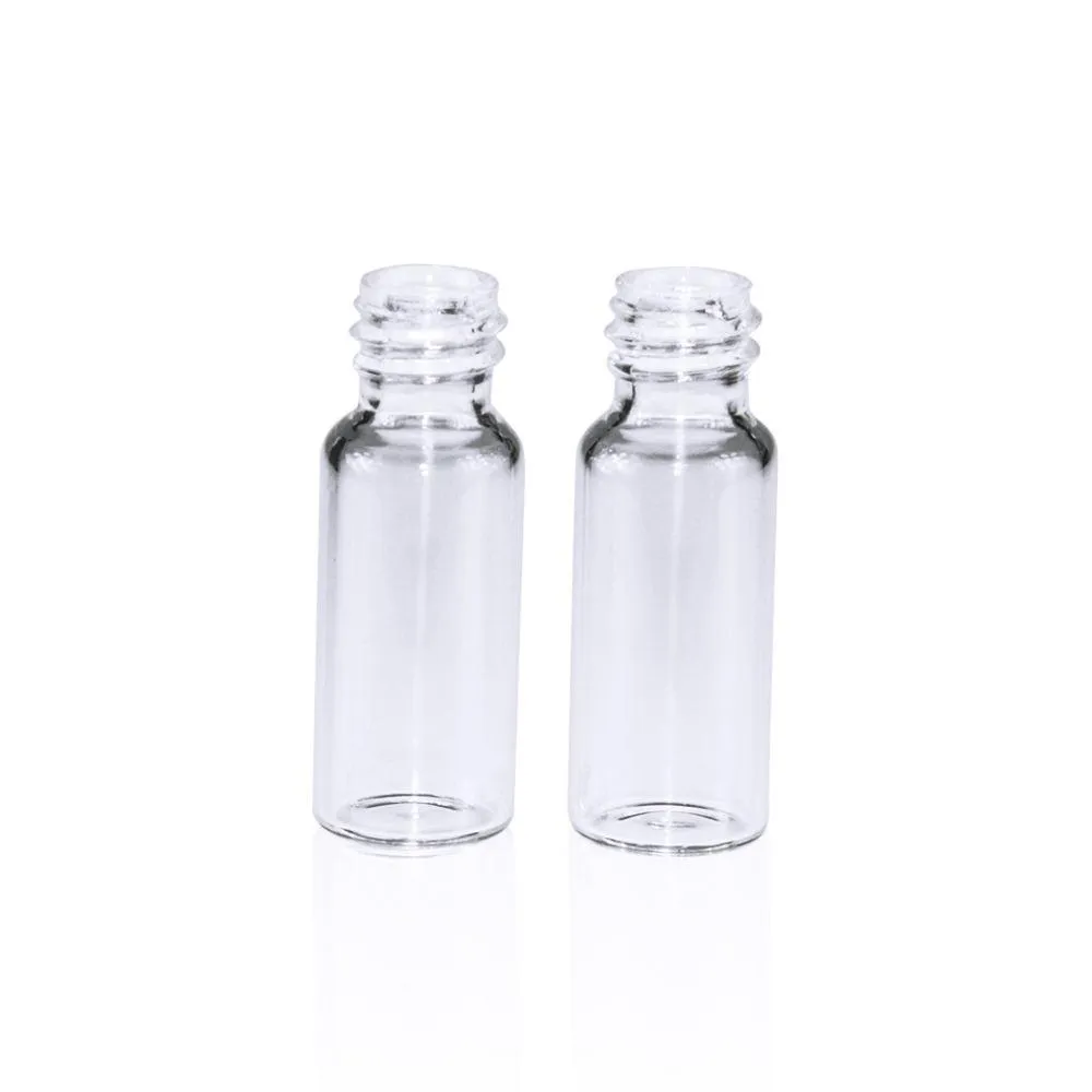 2mL Clear Glass 12x32mm Flat Base 8-425 Screw Thread Vial. .Thumbnail 1