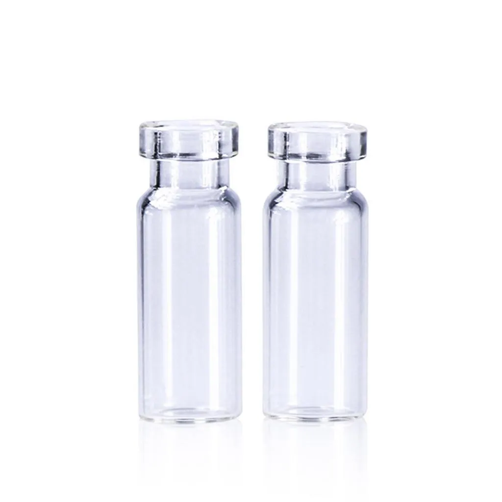 2mL Clear Glass Flat Base 11mm Crimp Vial Wide Opening. .Thumbnail 1