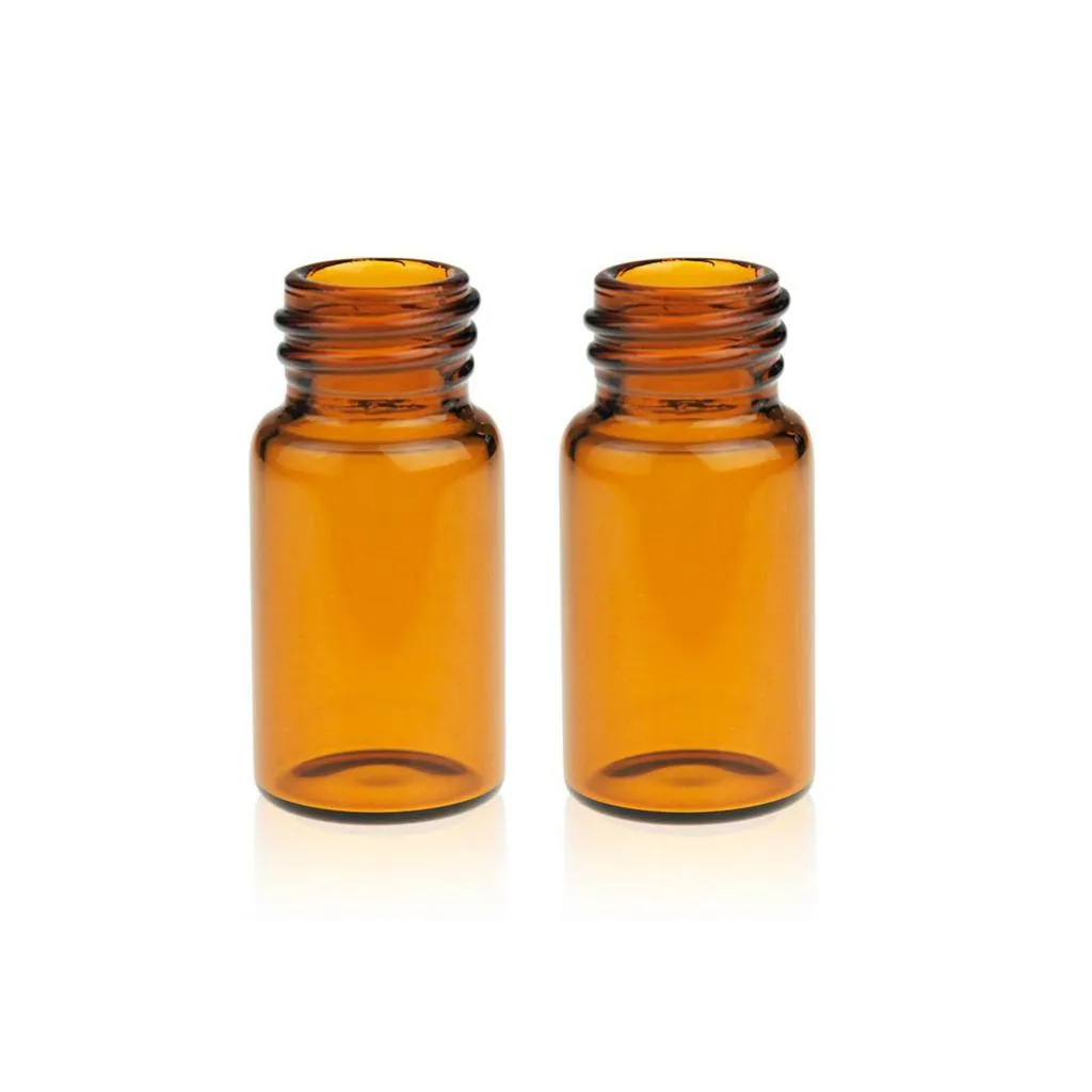 3mL Amber Glass 16x33mm 13-425 Screw Thread Sample Vial.Thumbnail 1