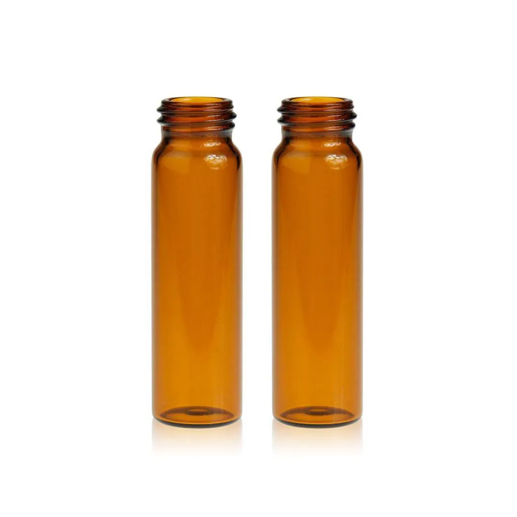 8mL Amber Glass 17x60mm 15-425 Screw Thread Sample Vial.Thumbnail 1