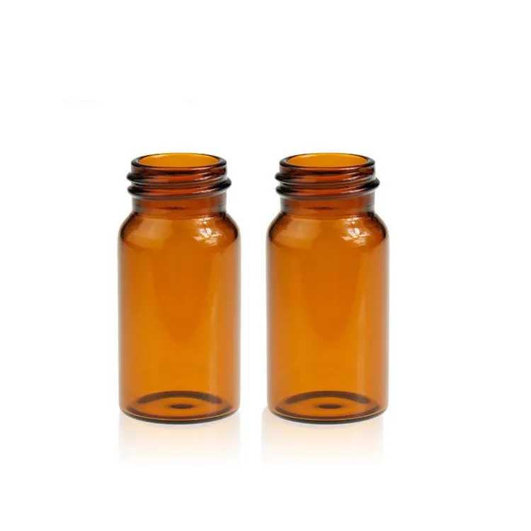 20mL Amber Glass 27.5x57mm 24-400 Screw Thread Sample Vial.Thumbnail 1