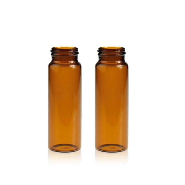 30mL Amber Glass 27.5x84mm 24-400 Screw Thread Sample Vial.Thumbnail 1