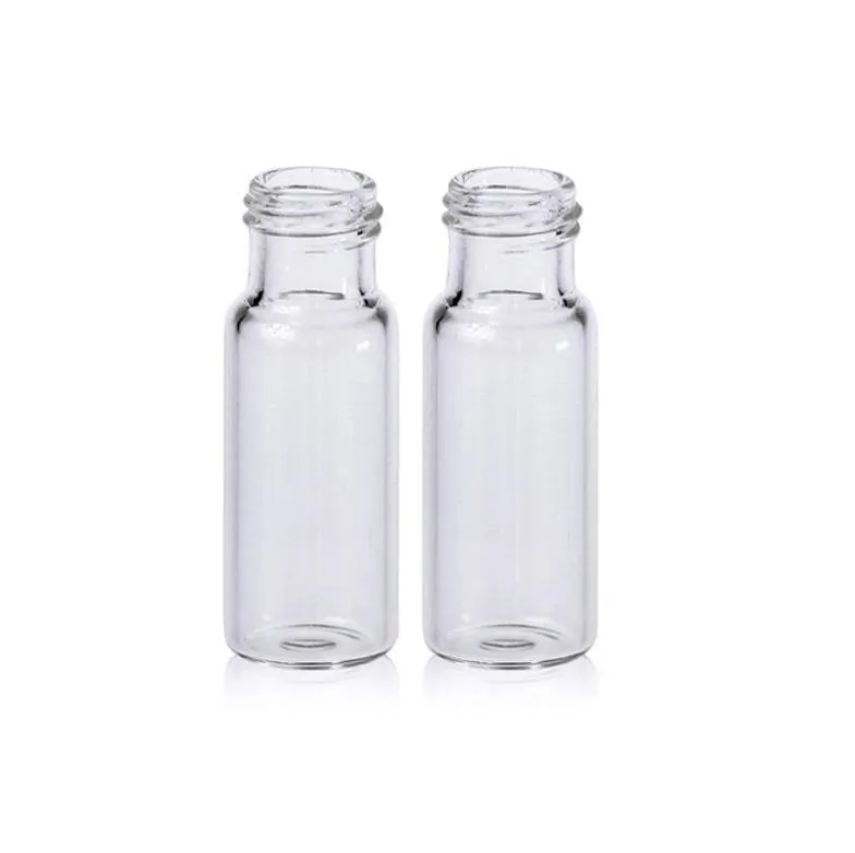 2mL Clear Glass 12x32mm Flat Base 9-425 Screw Thread Vial no Label.Thumbnail 1