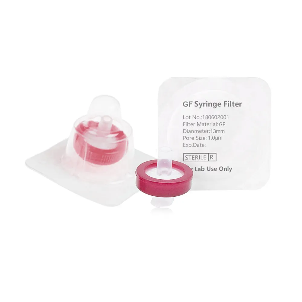 Syringe Filter, GF,  Sterile, Dia. 13mm, Pore 1.0µmThumbnail 1