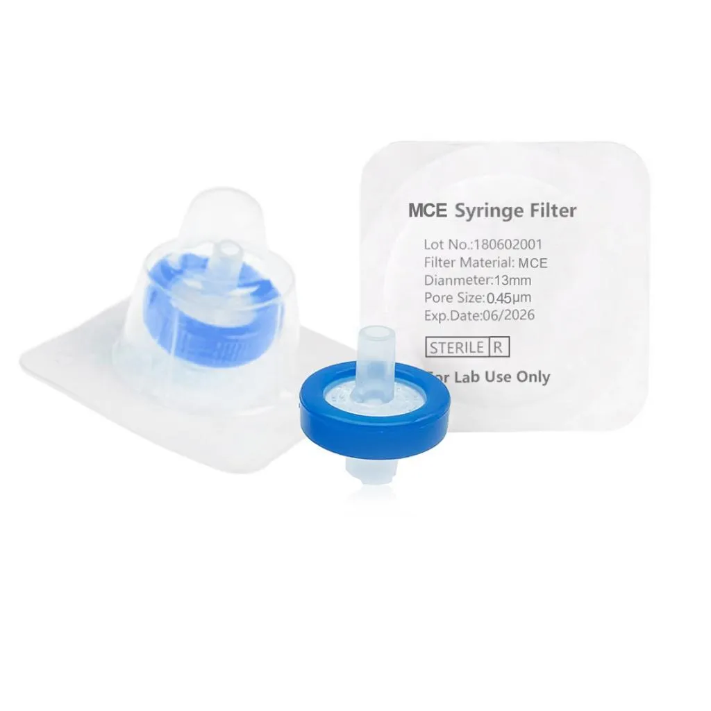 Syringe Filter, MCE, Sterile, Dia. 13mm, Pore 0.45µmThumbnail 1