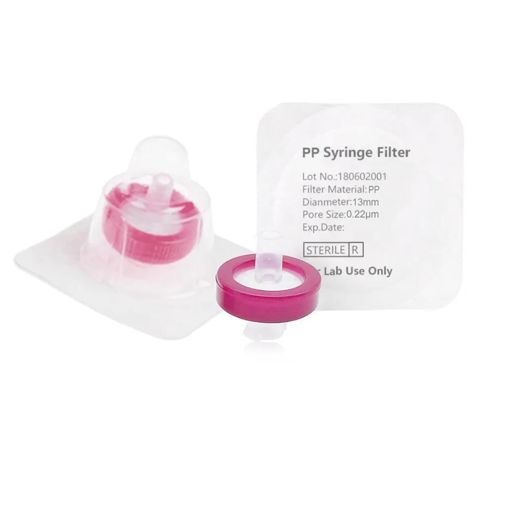 Syringe Filter, PP, Sterile, Dia. 13mm, Pore 0.22µmThumbnail 1