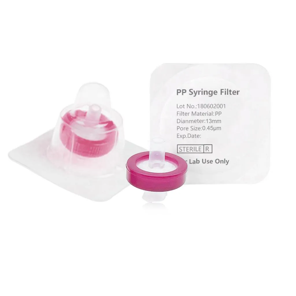 Syringe Filter, PP, Sterile, Dia. 13mm, Pore 0.45µmThumbnail 1