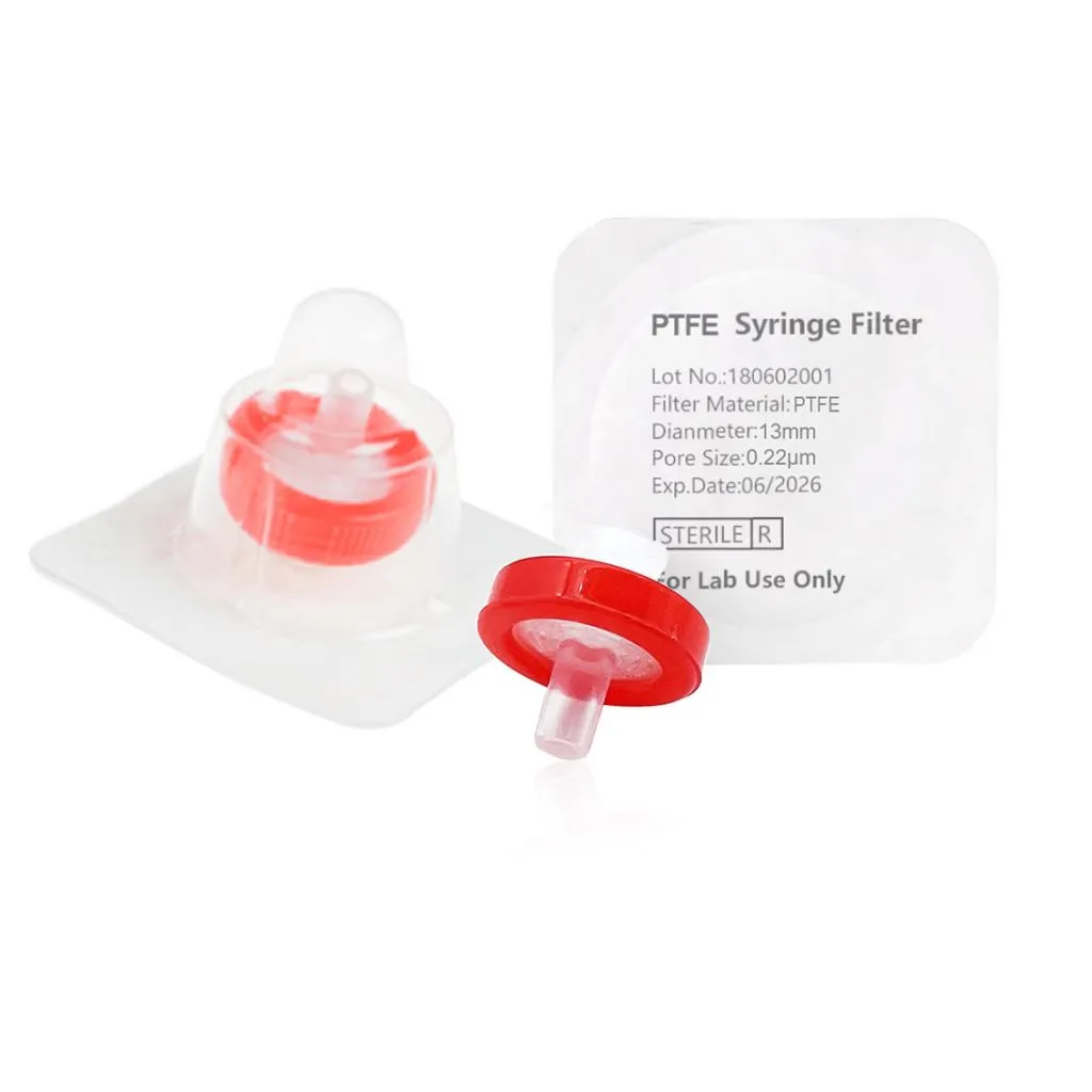 Syringe Filter, Hydrophobic PTFE, Sterile, Dia. 13mm, Pore 0.22µmThumbnail 1