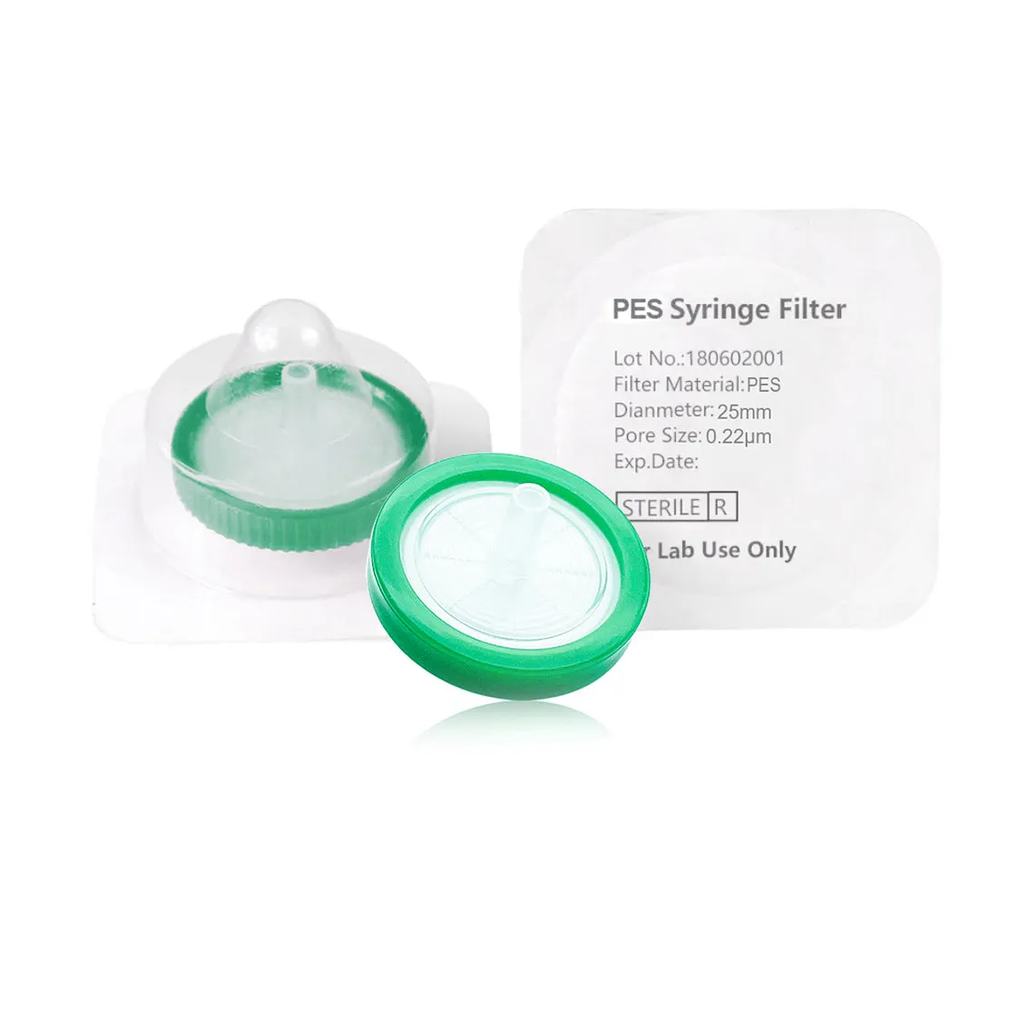 Syringe Filter, PES, Sterile, Dia. 25mm, Pore 0.22µmThumbnail 1