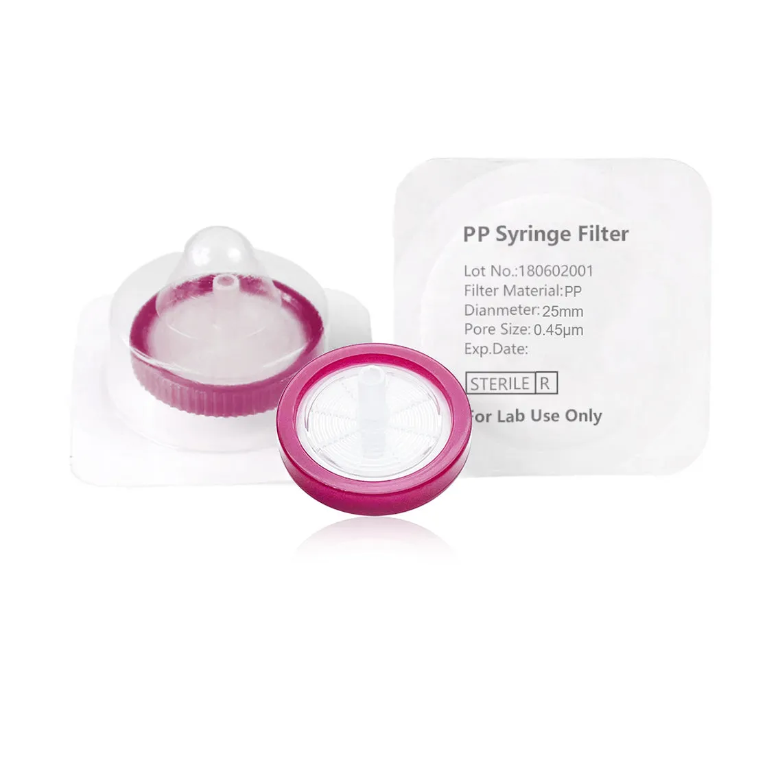 Syringe Filter, PP, Sterile, Dia. 25mm, Pore 0.45µmThumbnail 1
