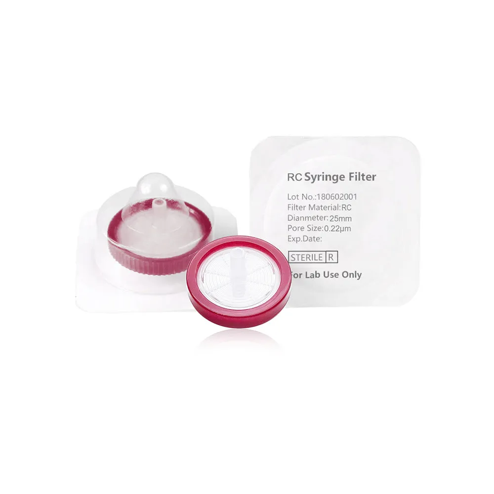 Syringe Filter, RC,  Sterile, Dia. 25mm, Pore 0.22µmThumbnail 1