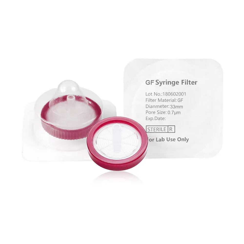 Syringe Filter, GF,  Sterile, Dia. 33mm, Pore 0.7µmThumbnail 1