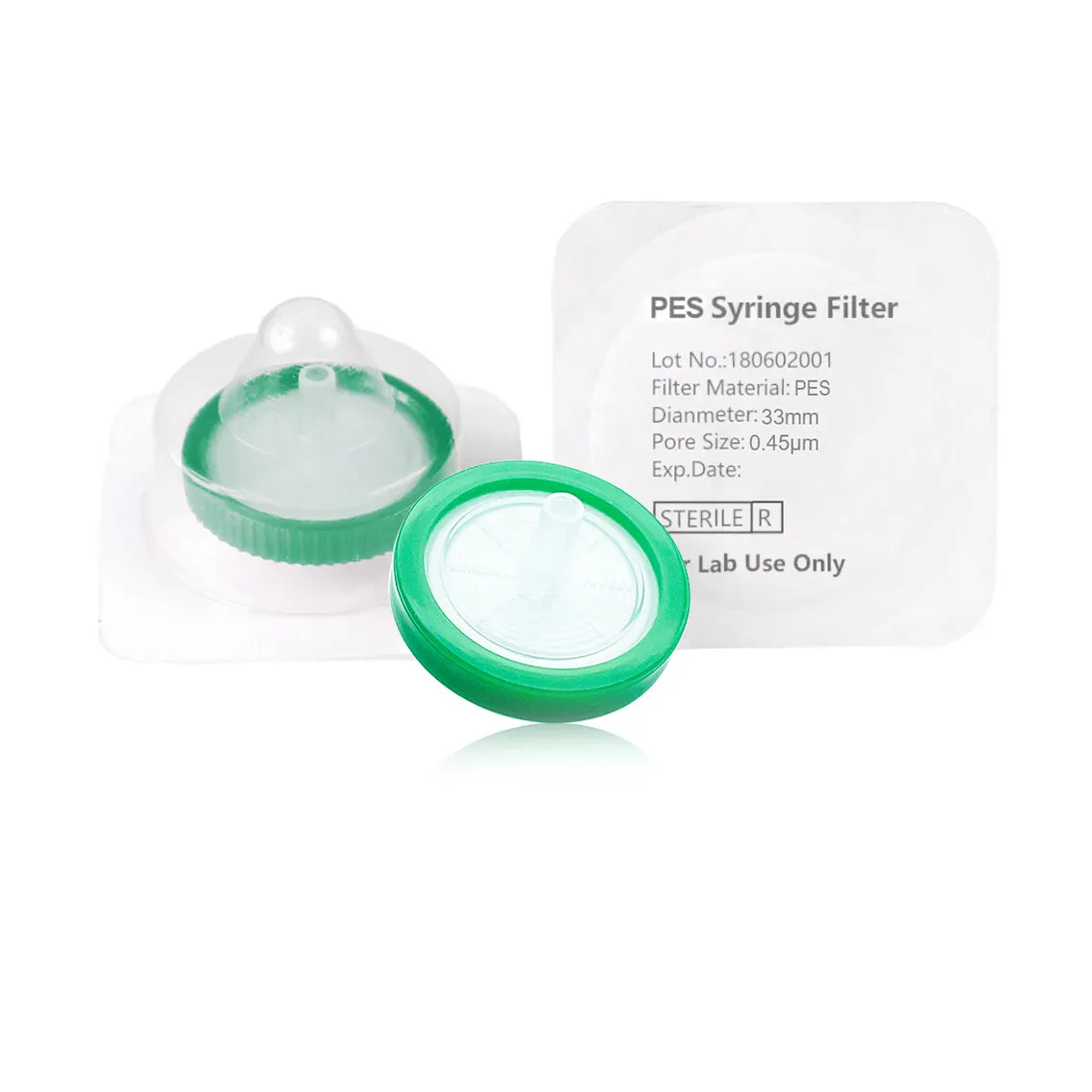 Syringe Filter, PES, Sterile, Dia. 33mm, Pore 0.45µmThumbnail 1