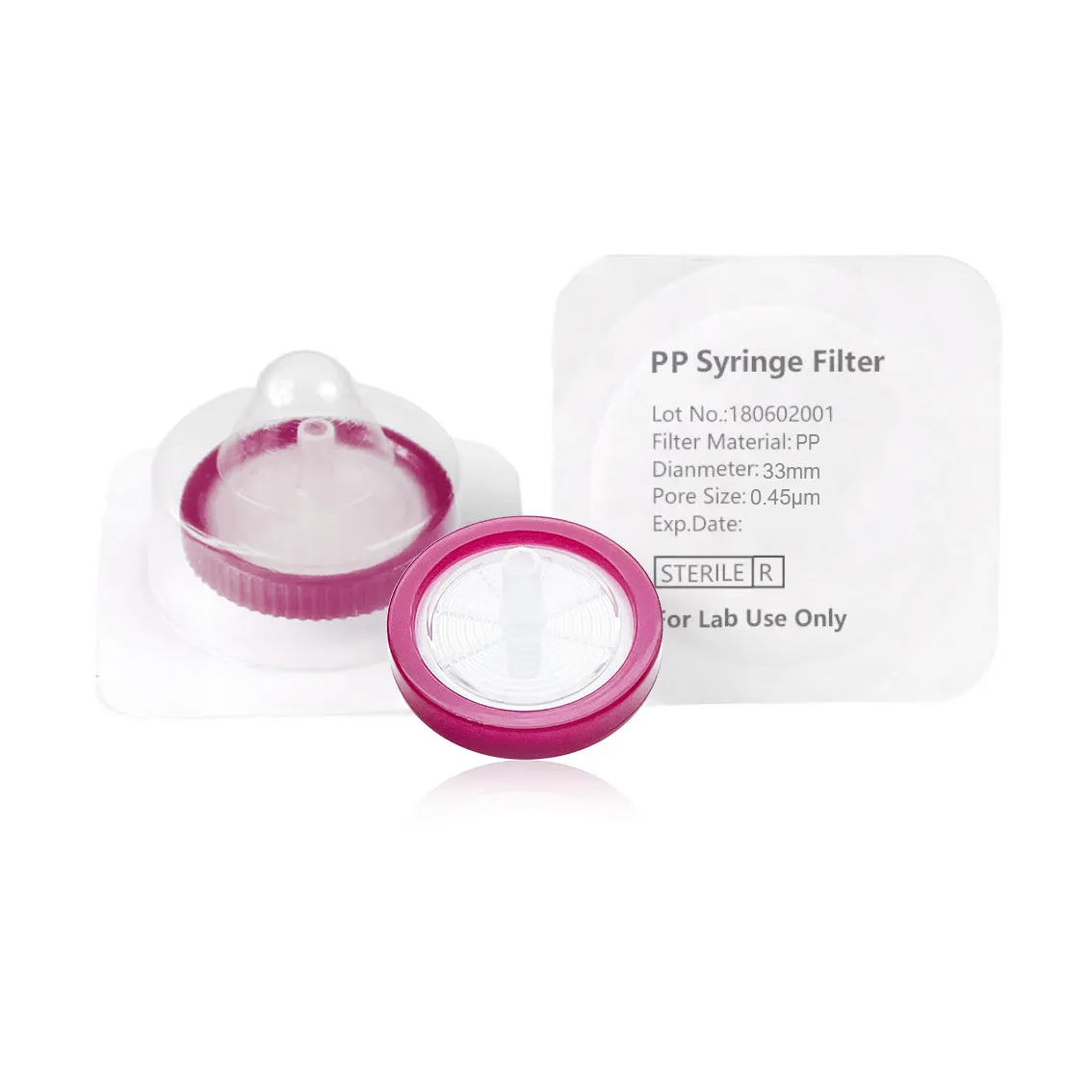 Syringe Filter, PP, Sterile, Dia. 33mm, Pore 0.45µmThumbnail 1